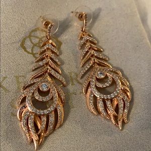 Kendra Scott Elettra earrings in Rose Gold